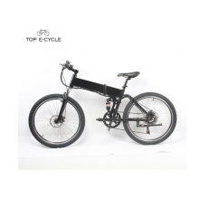 Full suspension 26inch hummer foldable electric mountain bike bicycle with hidden battery